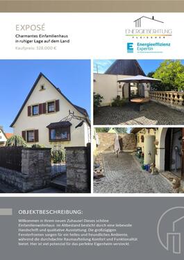 Foto - Charmantes und sehr gepflegtes Einfamilienhaus, Raum WÜ - SW