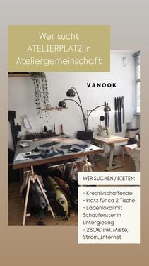 Foto - Atelierplatz in Ateliergemeinschaft