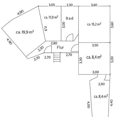 Foto - Vermiete 108 m² große Wohnung in Bad Frankenhausen