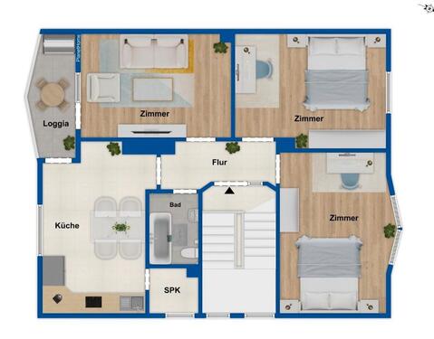 Foto - Etagenwohnung in Bielefeld zur Miete