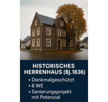 6-MFH Historisches Herrenhaus mit Baugenehmigung – Ihre einzigart - Hamminkeln