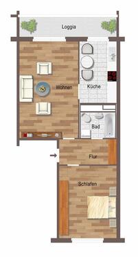 Foto - Etagenwohnung in Olbersdorf zur Miete