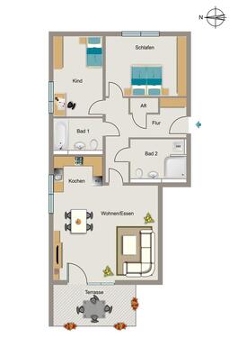Foto - 3 Zimmer Etagenwohnung zur Miete in Rheinbach