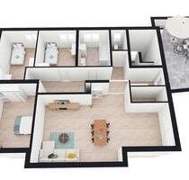 Moderne 4 Zimmer Wohnung mit Dachterrasse in Sulzbach - Aichach