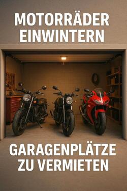 Foto - Garagenstellplatz Vermietung zum Überwintern von Motorrädern