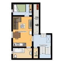 Kleines DG-Apartment in Borgholzhausen-Stadt