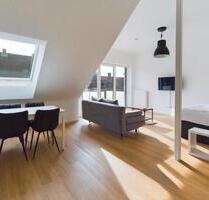 Helle 1 Zimmer-Dachgeschosswohnung, möbliert in zentraler Lage - Aschaffenburg Damm