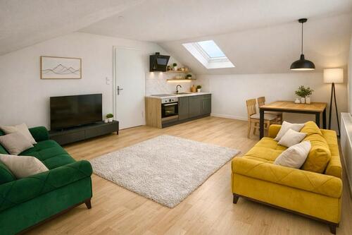 Foto - Möbliert & Zentral:Renovierte DG-Wohnung in Fellbach mit EBK