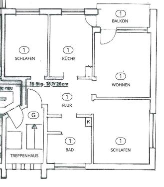 Foto - Eigentumswohnung Lüdinghausen - 159.999,00&nbsp;EUR Kaufpreis, ca.&nbsp; 67,00&nbsp;m&sup2;
