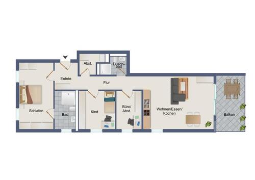 Foto - Etagenwohnung in Gevelsberg zur Miete