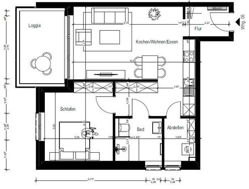Foto - 2 Zimmer Etagenwohnung zur Miete in Leer (Ostfriesland)