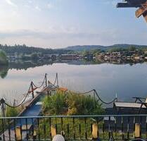 Idyllisches Häuschen am See am Campingplatz Königsbruch Homburg