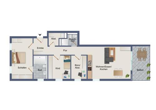Foto - Etagenwohnung in Gevelsberg zur Miete