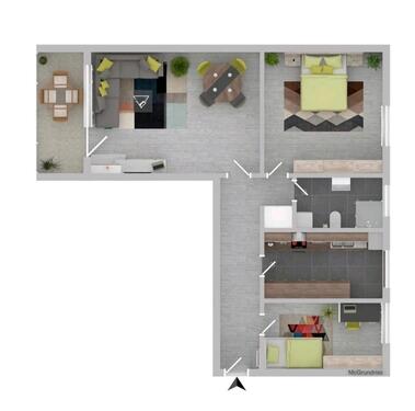 Foto - 3 Zimmer Wohnung zum Verkauf in Delmenhorst OHNE MARKLER