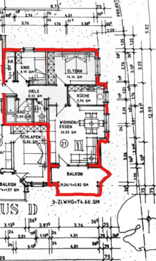 Foto - Etagenwohnung zur Miete in Ostrach