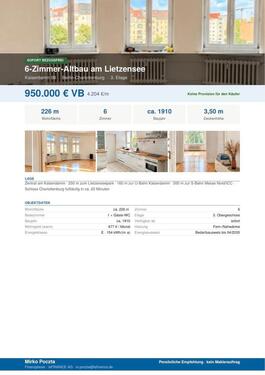 Foto - 6 Zimmer Etagenwohnung zum Kaufen in Berlin