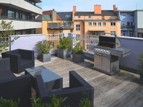Foto - Penthouse Wohnung oder stylisches Büro mit großer Dachterrasse