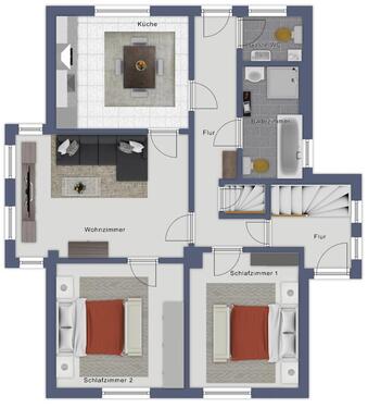 Foto - Barrierefreie Erdgeschosswohnung in zentraler Lage von Rütenbrock