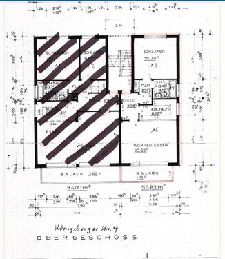 Foto - 56 m² 2ZIKüBad Balkon Wohnung zu vermieten