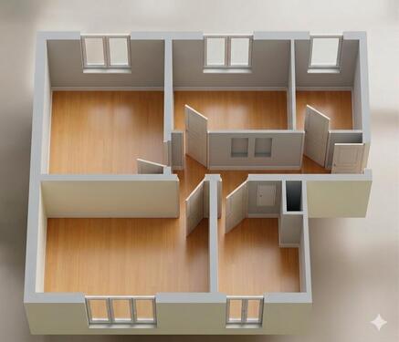 Foto - 3-Zimmer-Wohnung in Joachimsthal mit Einbauküche, Garage & Keller