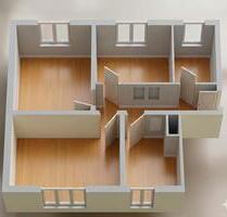 3-Zimmer-Wohnung in Joachimsthal mit Einbauküche, Garage & Keller