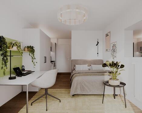 Foto - 1 Zimmer Erdgeschoßwohnung in Würzburg