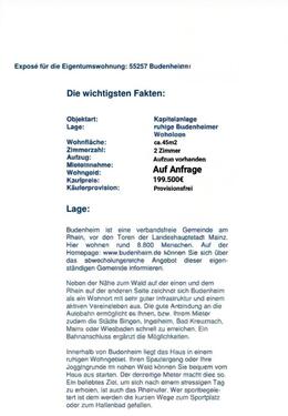 Foto - Etagenwohnung zum Kaufen in Budenheim