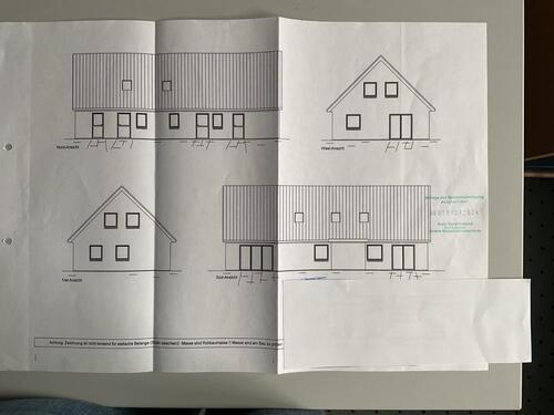 Foto - Doppelhausteil: Rohbau fertig, 535 qm Land +77 qm Wohn.