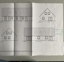 Doppelhausteil: Rohbau fertig, 535 qm Land +77 qm Wohn. - Bredstedt