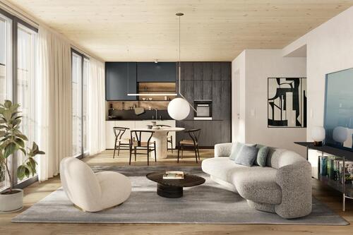 Foto - Erstbezug - Exklusive 4-Zimmer-Wohnung im Neubau mit Office und Balkon