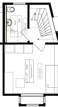 Foto - Etagenwohnung in Gießen zur Miete