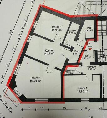 Foto - 2 Zimmer DG Wohnung Erstbezug nach Kernsanierung 42285
