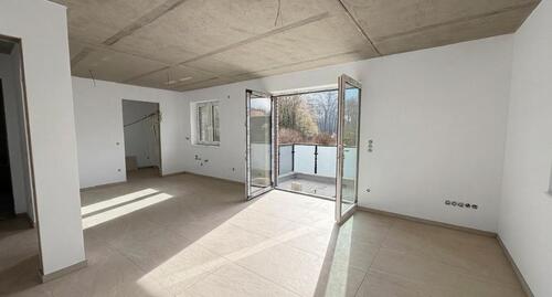 Foto - Neubau – moderne 2-Zimmer-Wohnung mit Balkon & Blick ins Grüne