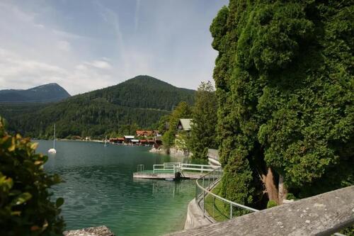 Foto - 2-Zimmer-Wohnung direkt am Walchensee mit Wieseblick und Seezugan