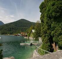 2-Zimmer-Wohnung direkt am Walchensee mit Wieseblick und Seezugan - Kochel am See Urfeld