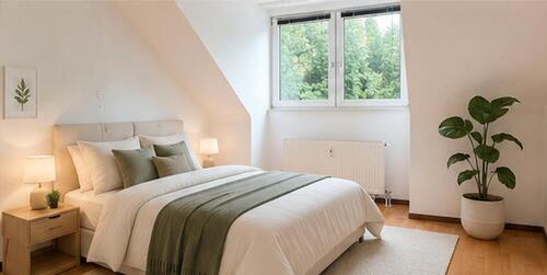 Foto - Frisch renovierte 2-Zimmer-Dachgeschosswohnung in Mainz – Nähe Ha