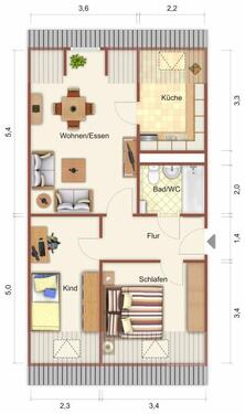 Foto - 3 Zimmer Etagenwohnung zur Miete in Suhl
