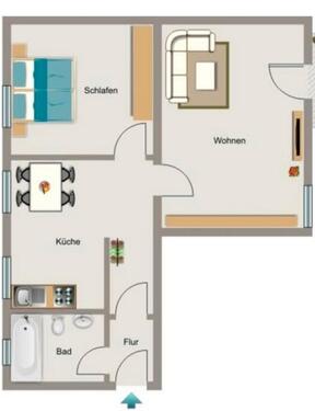Foto - 2 Zimmer-Wohnung in Essen Kupferdreh