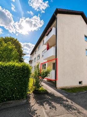 Foto - Helle 3-Zimmer-Wohnung im Erdgeschoss mit Balkon und Kaminofen