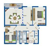 4 Zimmer Wohnung mit großen Balkon - Geretsried