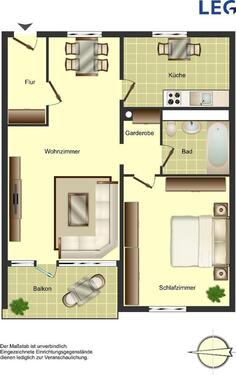 Foto - 2-Zimmer-Wohnung mit neuem Wannenbad in Ratingen West