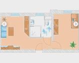 Foto - 2 Zimmer Erdgeschoßwohnung zur Miete in Eisenhüttenstadt