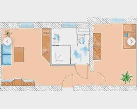 Foto - 2 Zimmer Erdgeschoßwohnung zur Miete in Eisenhüttenstadt