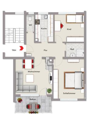 Foto - Wunderschöne 3 Zimmer Wohnung in Leonberg zu vermieten