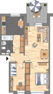 Foto - 3 Zimmer Etagenwohnung zur Miete in Wolfsburg