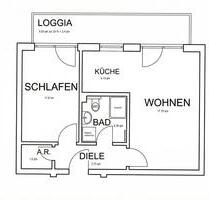 45 qm Zweizimmer im EG plus 45 qm separate Nutzfläche im UG - Köln Mülheim