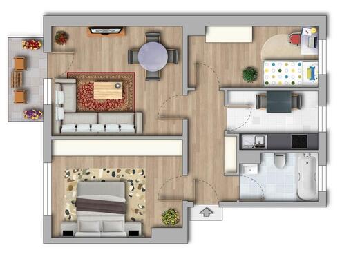 Foto - Etagenwohnung in Merseburg zur Miete