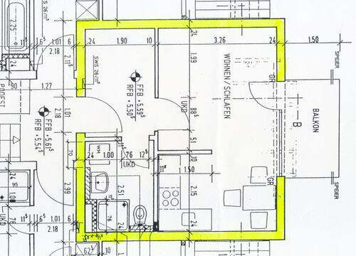 Foto - Kleine 1 Zimmer Wohnung - 100.000,00&nbsp;EUR Kaufpreis, ca.&nbsp; 28,00&nbsp;m&sup2;