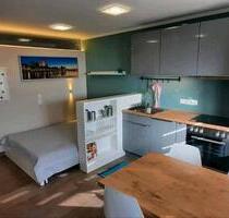 Modernes Appartement, 1 Zimmer Wohnung, voll möbliert, Terrasse - Regensburg Galgenberg