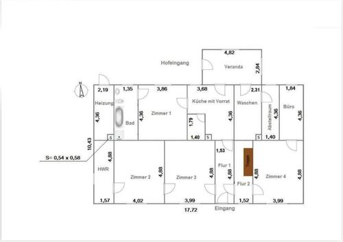 Foto - 6 Zimmer Doppelhaushälfte zum Kaufen in Borrentin